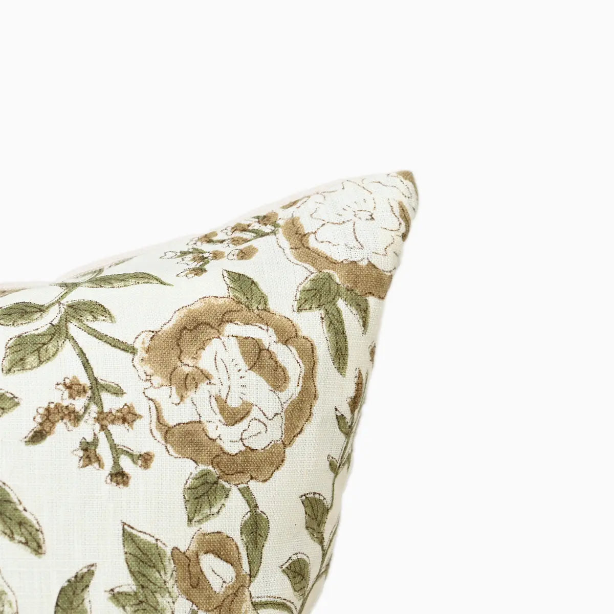Meadow Camel Tan Ivory Pillow Cover