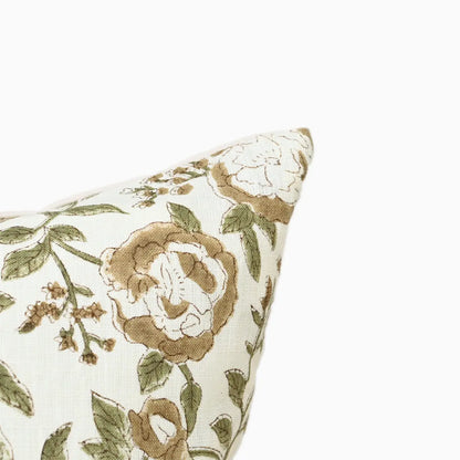 Meadow Camel Tan Ivory Pillow Cover