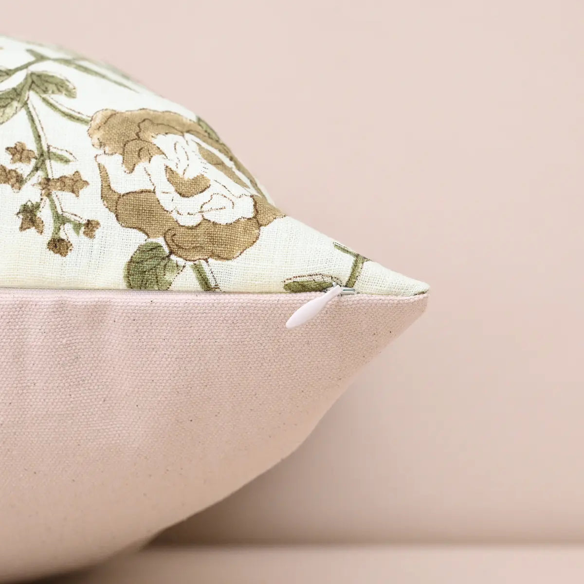 Meadow Camel Tan Ivory Pillow Cover