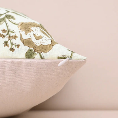 Meadow Camel Tan Ivory Pillow Cover