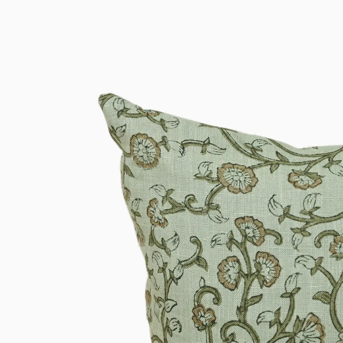 Floral Sage Green Pillow Cover