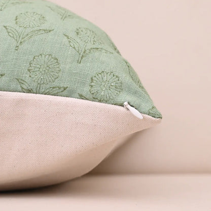 Bloom Muted Sage Pillow Cover