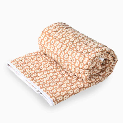 Hydrongea Hand Block Printed Quilt