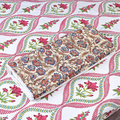 Dragon Hand Block Printed Quilt