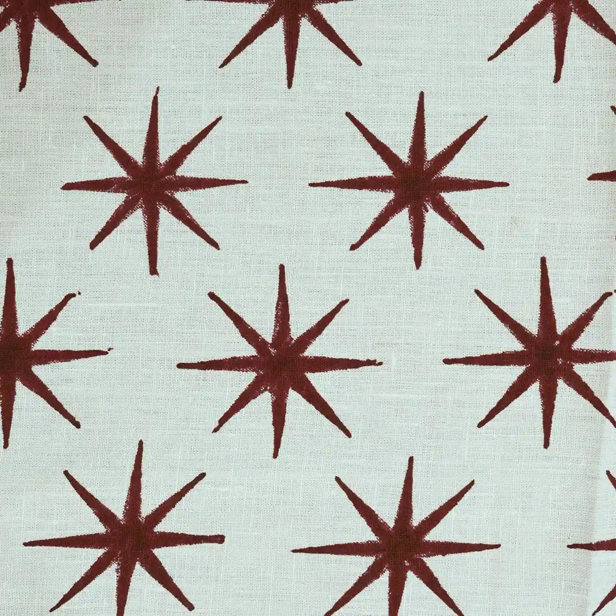 Crimsa Geometric Block Print Linen Fabric