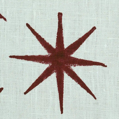 Crimsa Geometric Block Print Linen Fabric