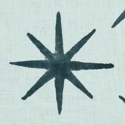 Crimsa Geometric Block Print Linen Fabric