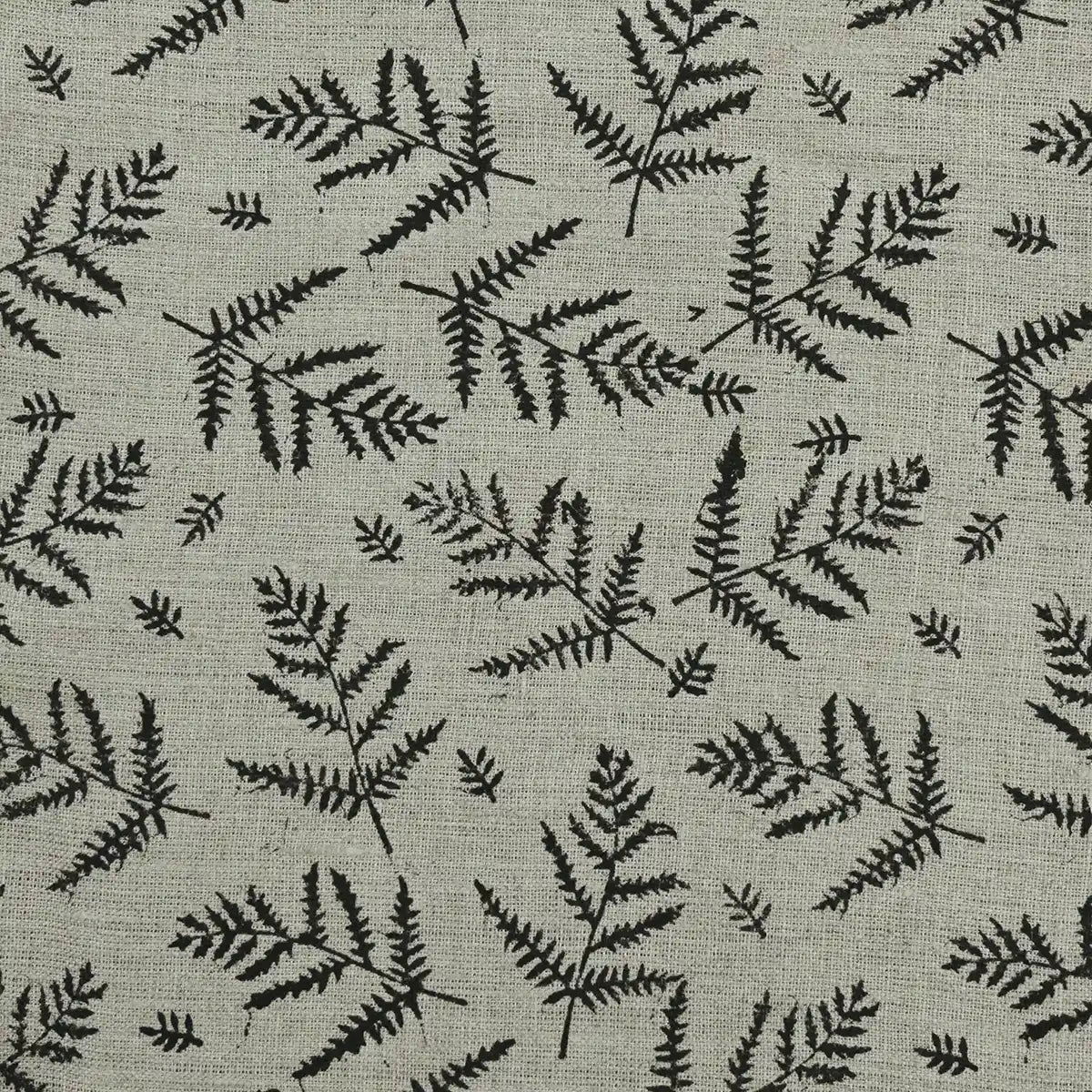 Niwde Botanical Hand Block Print Linen Fabric