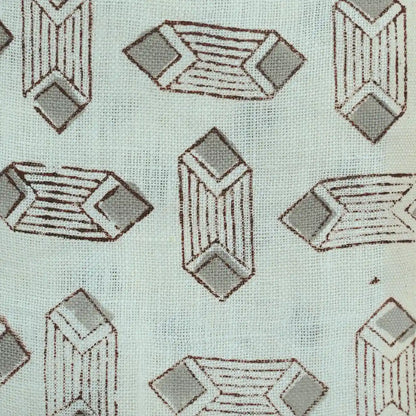 Lavelle Abstract Block Print Linen Fabric