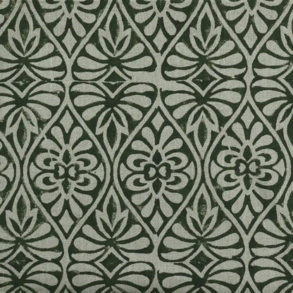 Leira Geometric Hand Block Print Linen Fabric