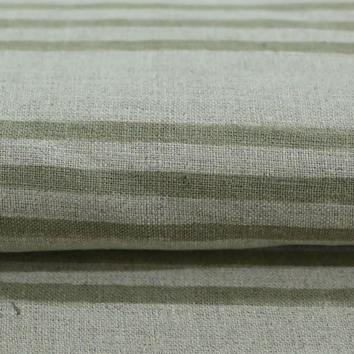 Thelma Stripe Block Printe Linen Fabric