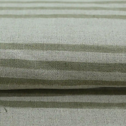 Thelma Stripe Block Printe Linen Fabric