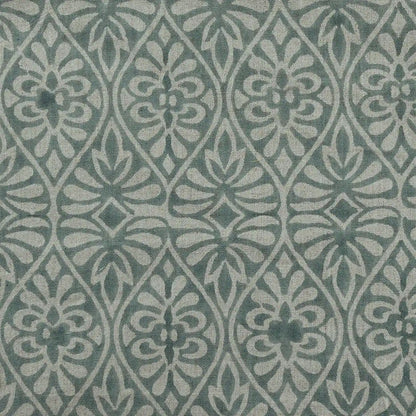 Leira Geometric Hand Block Print Linen Fabric