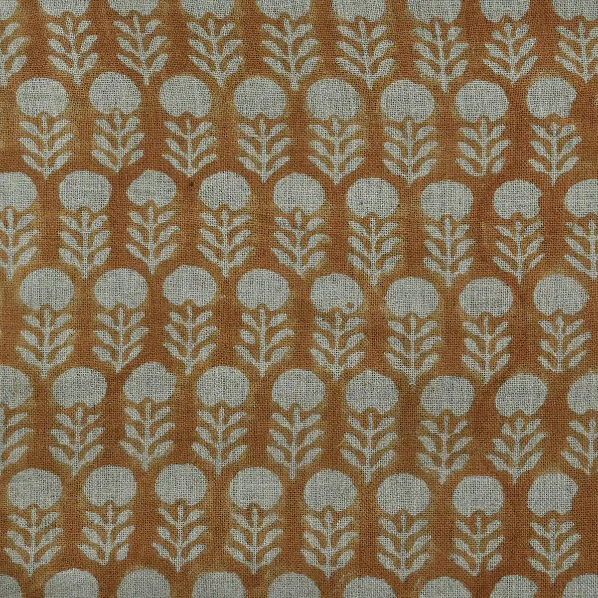 Thalor Traditional Block Print  Linen Fabric