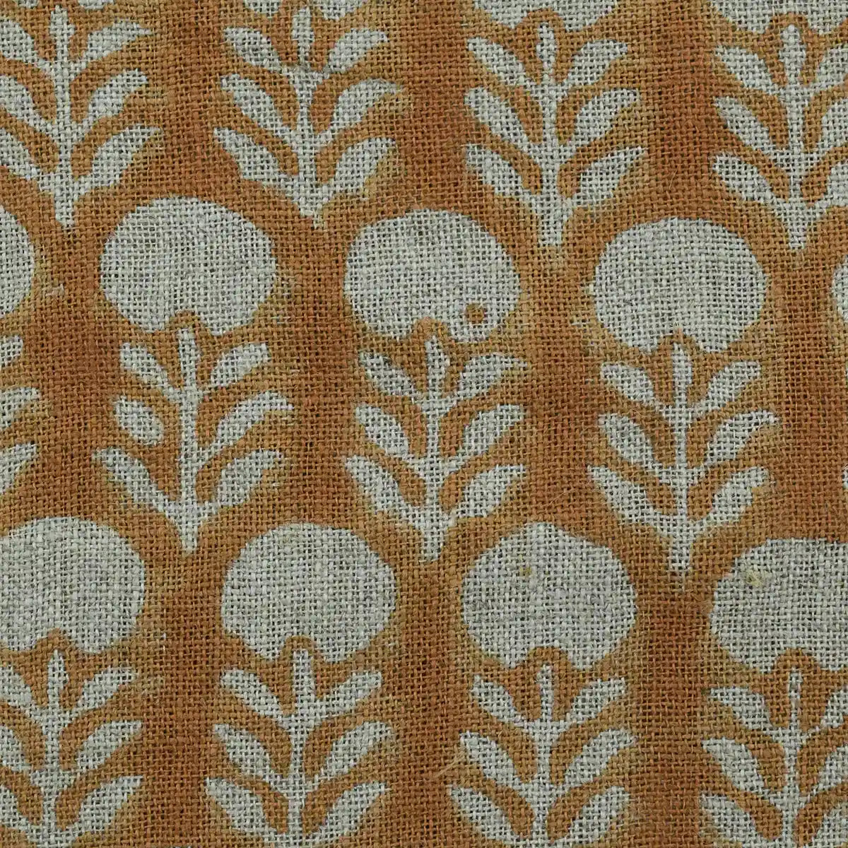Thalor Traditional Block Print  Linen Fabric