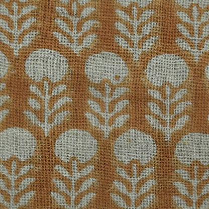 Thalor Traditional Block Print  Linen Fabric