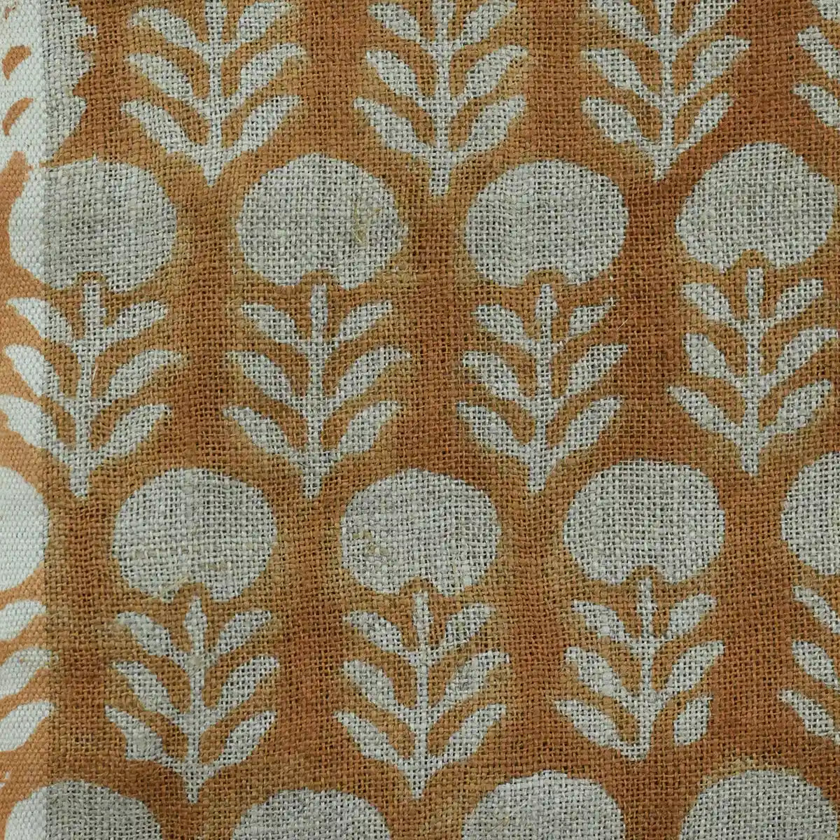 Thalor Traditional Block Print  Linen Fabric
