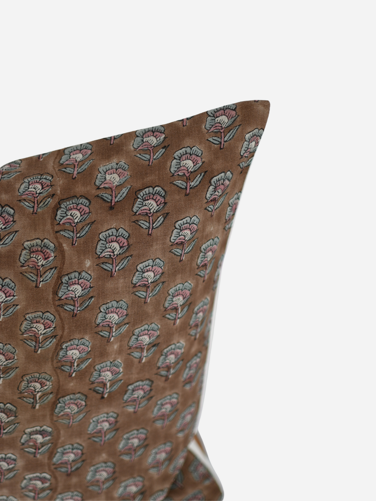 Andrea Floral Block Print Pillow Cover