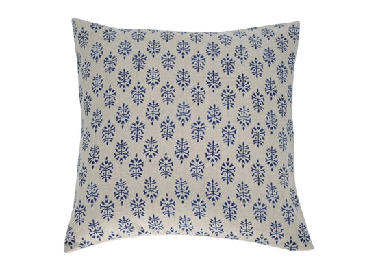 Louie Block Print Pillow Cover - Maple Village Lane
