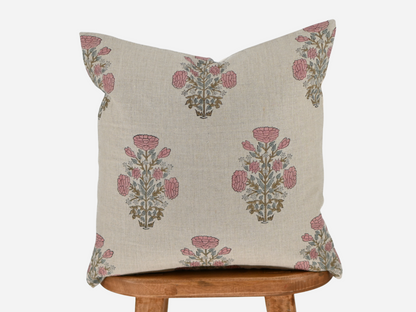 Elise Block Print Pillow Cover