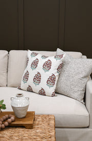 Alice Block Print Pillow Cover