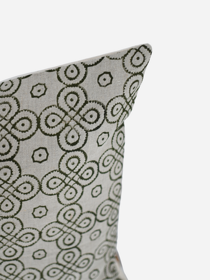 Arianna Block Print Pillow Cover