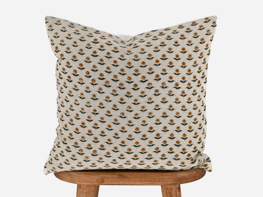 Deanna Block Print Pillow Cover
