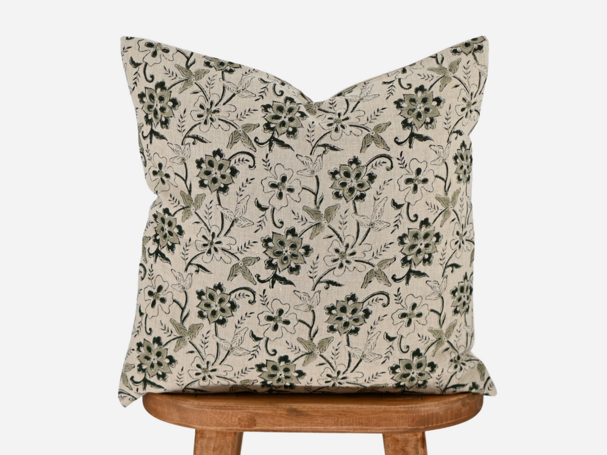 Alexia Block Print Pillow Cover