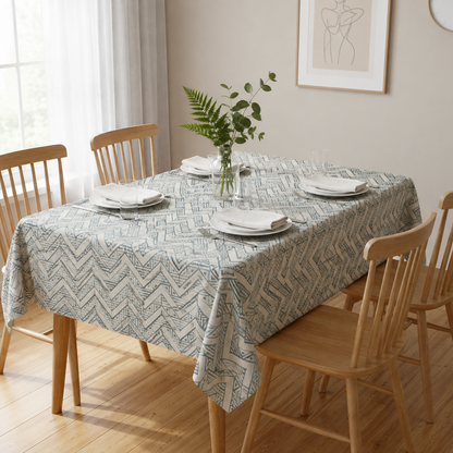 Looma Geometric Block Print Cotton Fabric