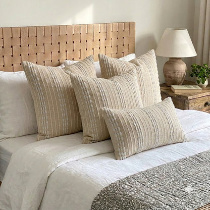 Reginald Stitched Stripe Cushion Cover