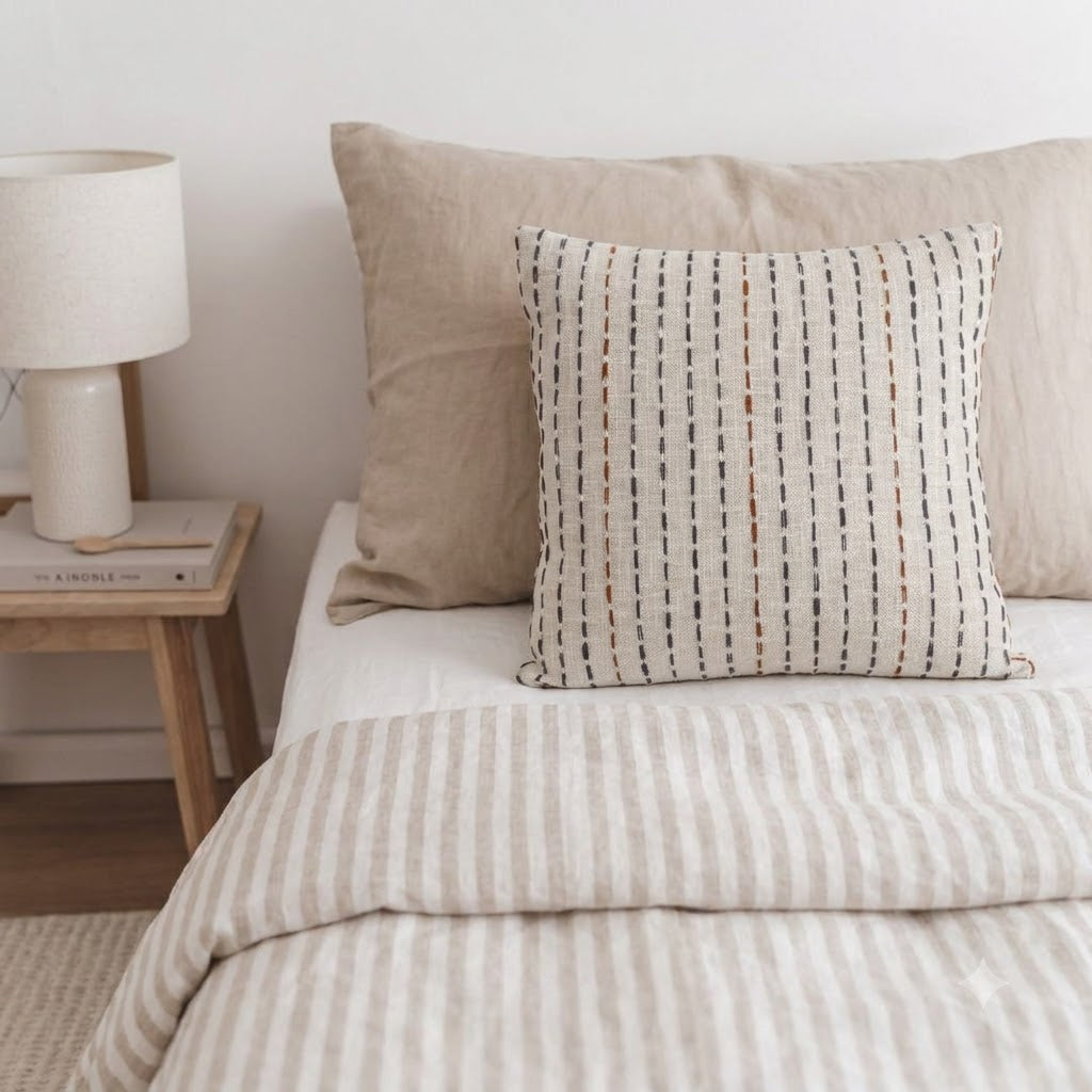 Mitchell Minimalist Woven Cushion Cover