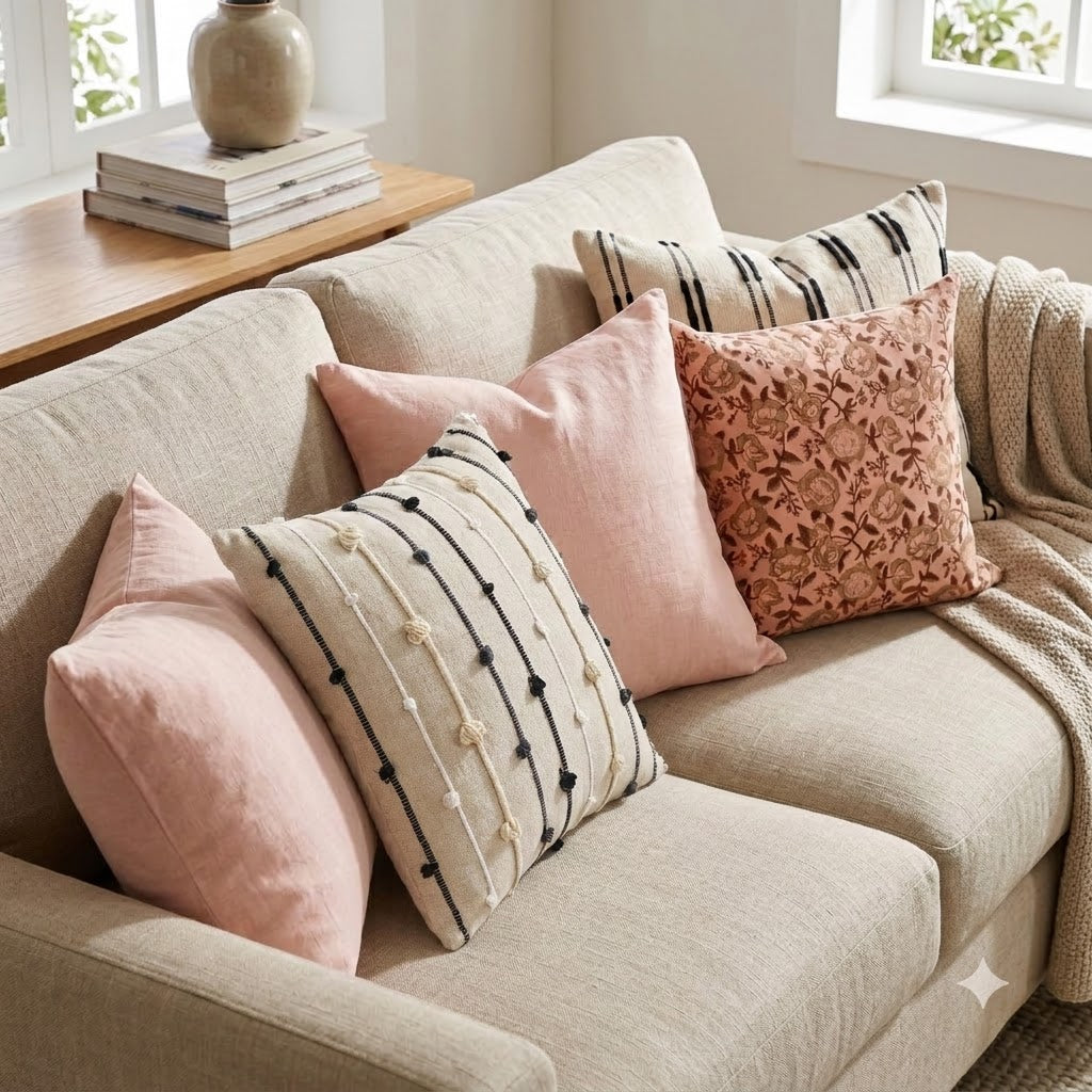 Nelson Boho Tufted Cushion Cover
