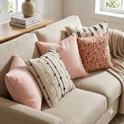 Nelson Boho Tufted Cushion Cover