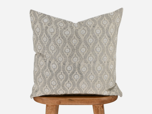 Brenda Block Print Pillow Cover