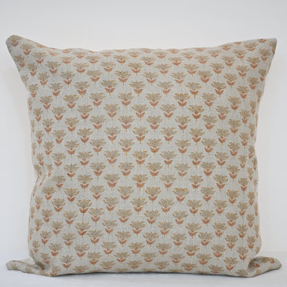 Destiny Floral Block Print Pillow Cover
