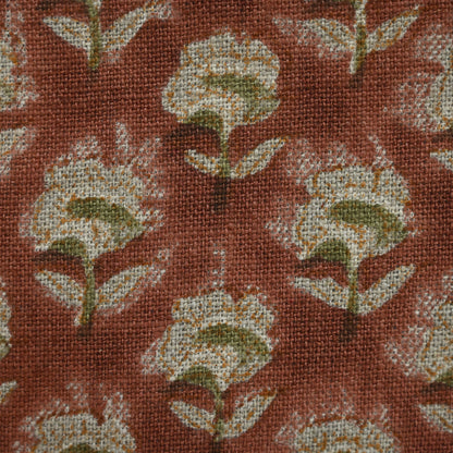 Andrea Sage Linen Block Print Pillow Cover