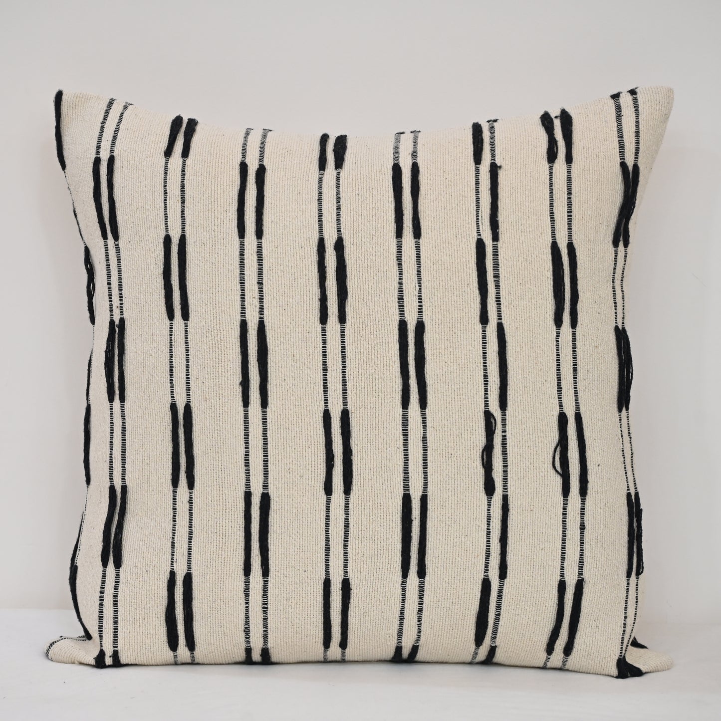 Dustin Mocha line Textured Cushion Cover