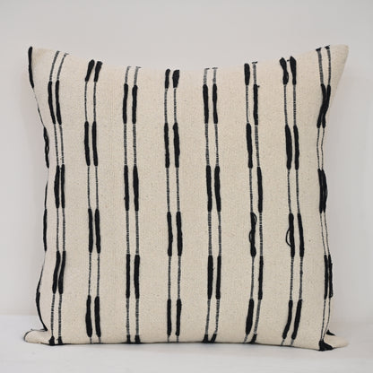 Dustin Mocha line Textured Cushion Cover