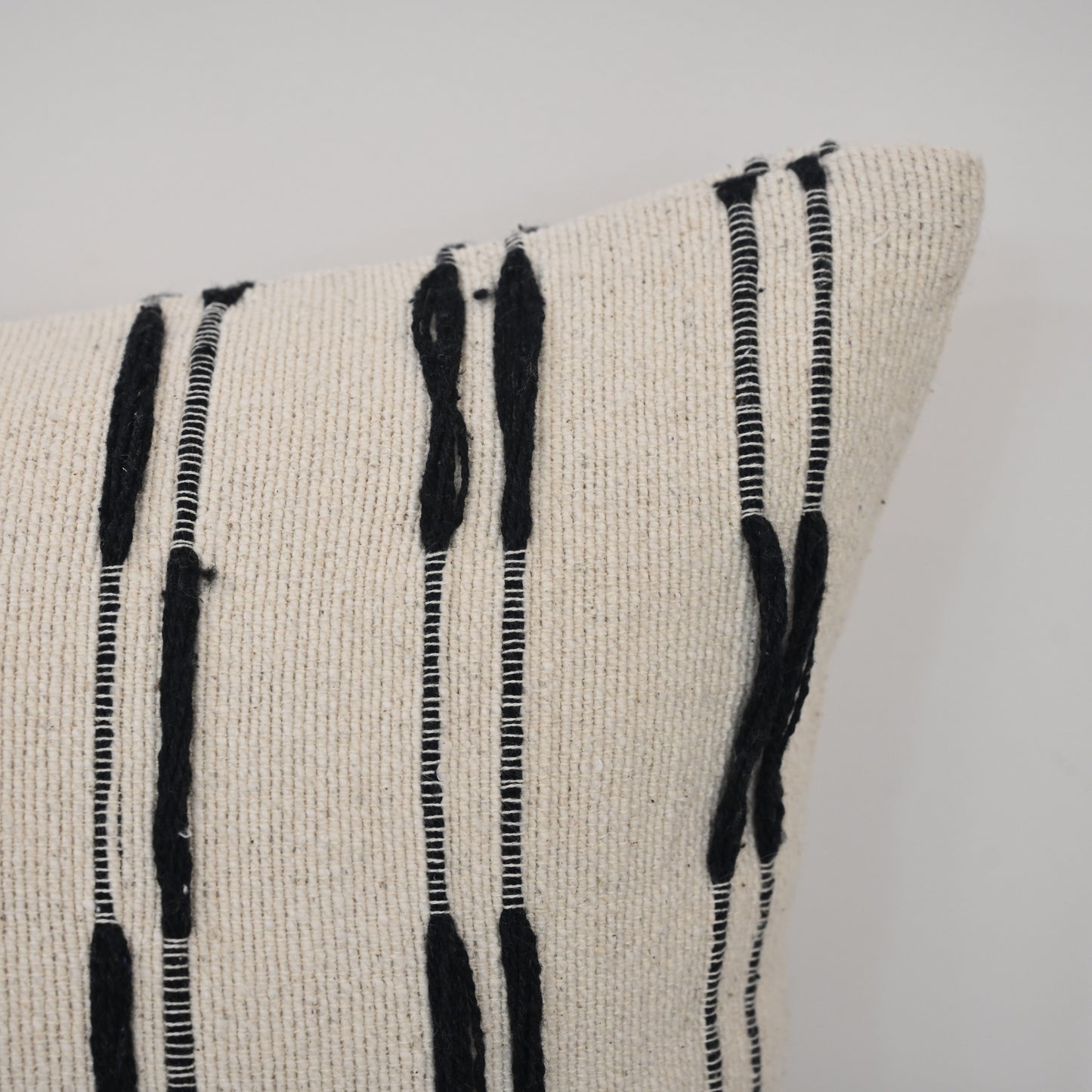 Dustin Mocha line Textured Cushion Cover