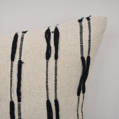 Dustin Mocha line Textured Cushion Cover