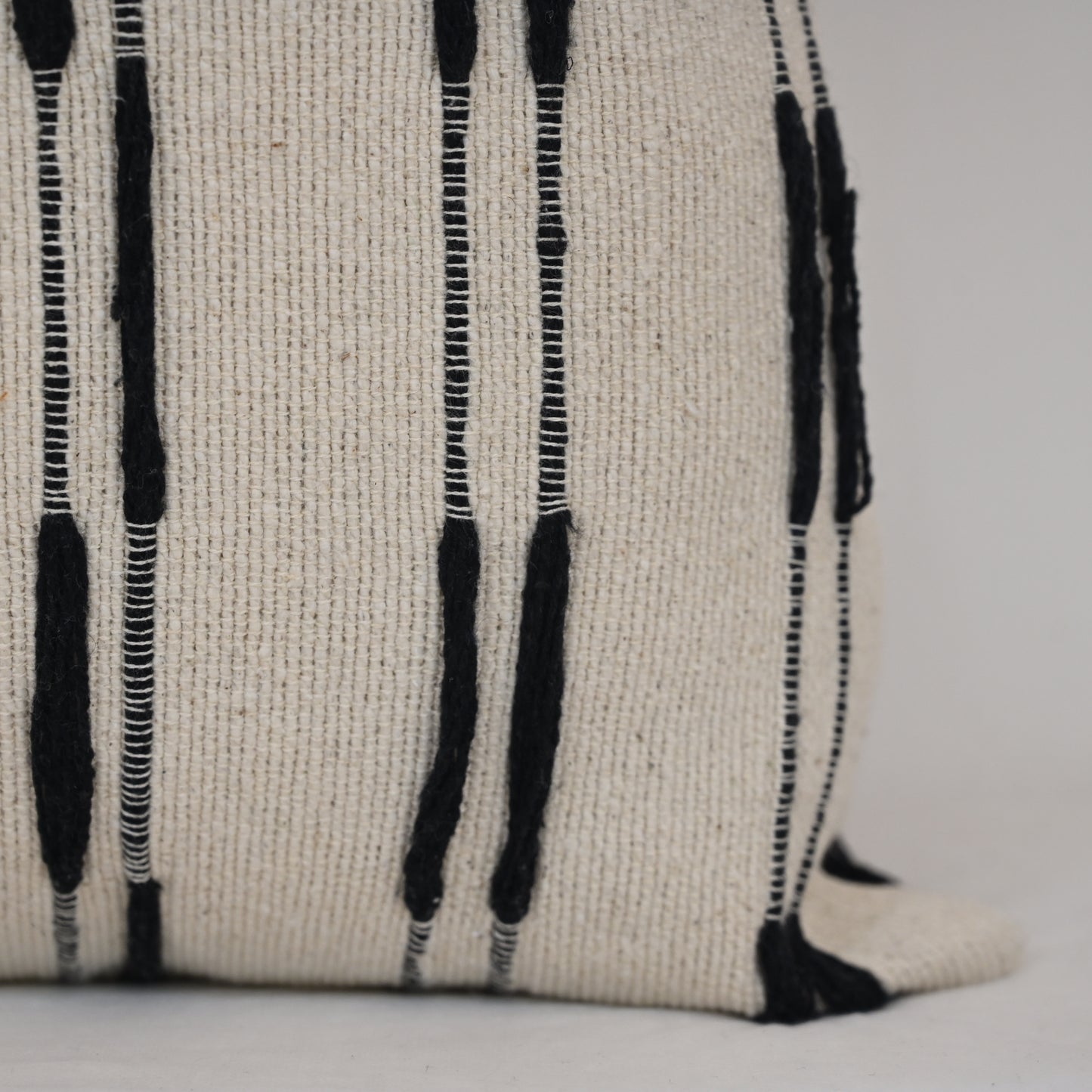 Dustin Mocha line Textured Cushion Cover