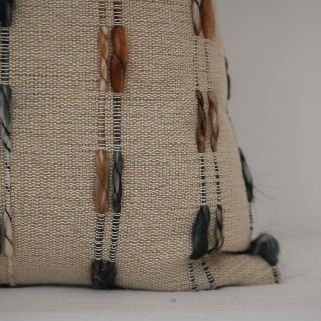 Malcolm Textured Neutral Cushion Cover