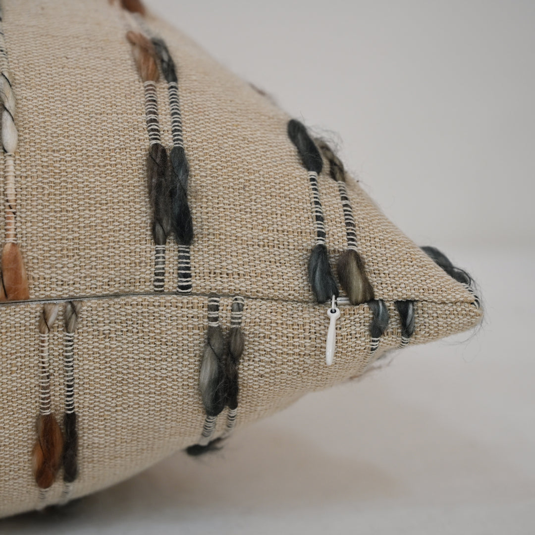 Malcolm Textured Neutral Cushion Cover