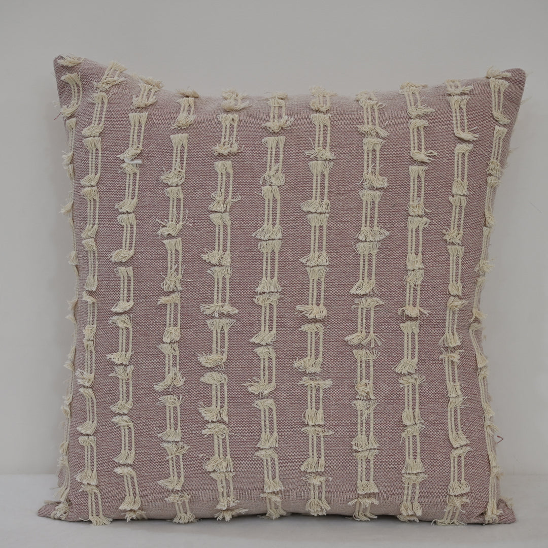 Neil Blush Pink Textured Cushion Cover
