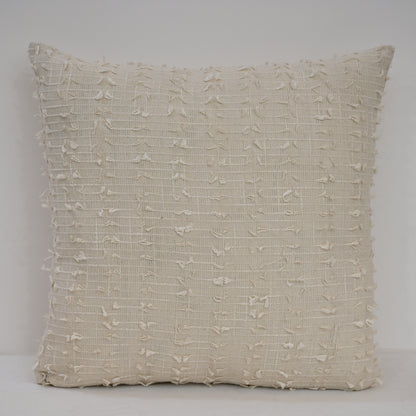 Percy Cream Textured Cushion Cover