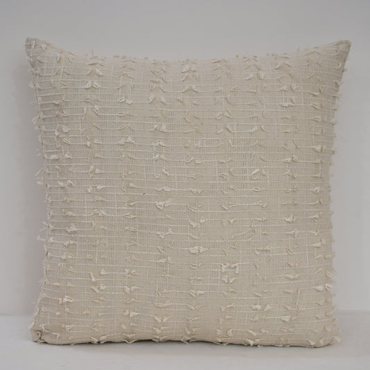 Percy Cream Textured Cushion Cover