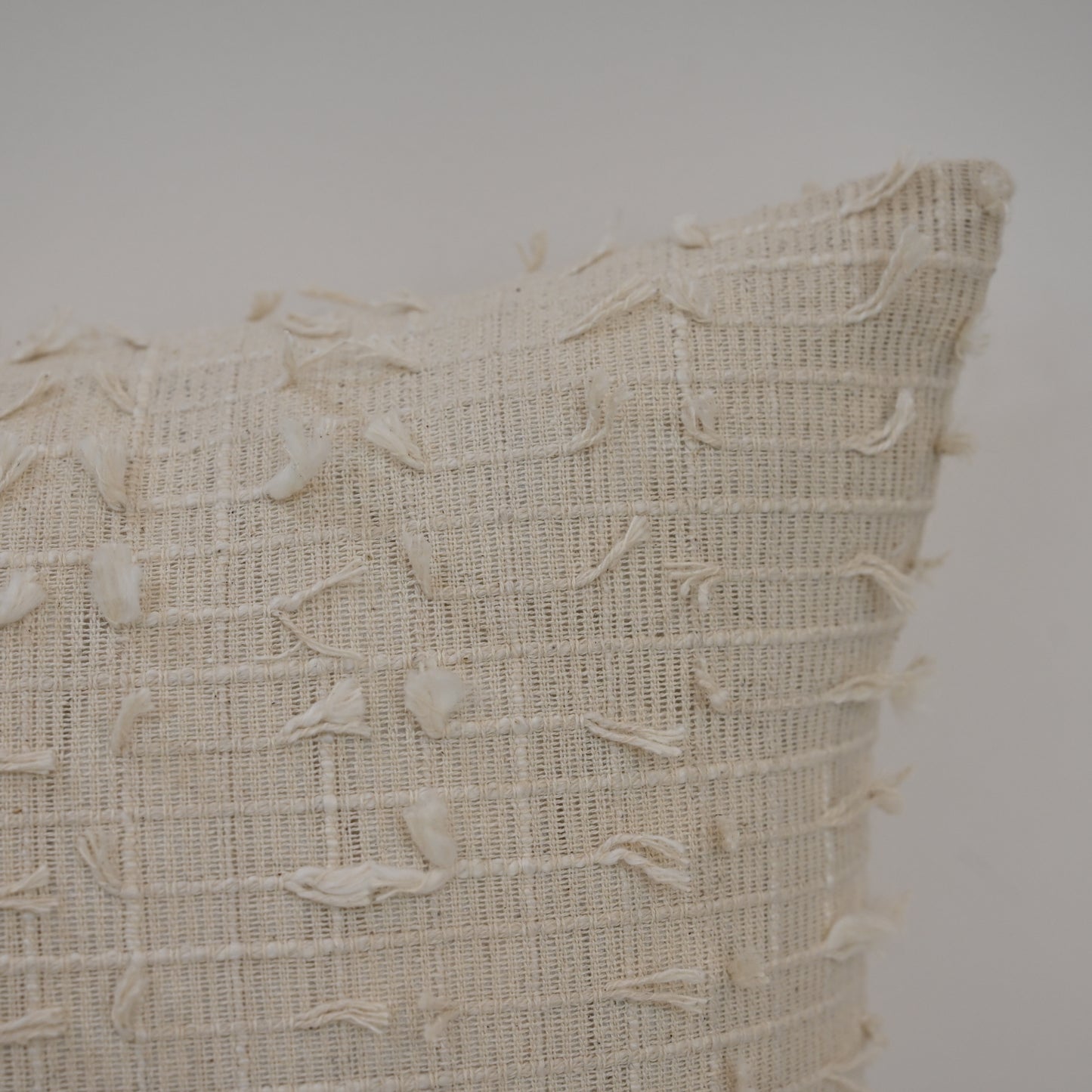 Percy Cream Textured Cushion Cover