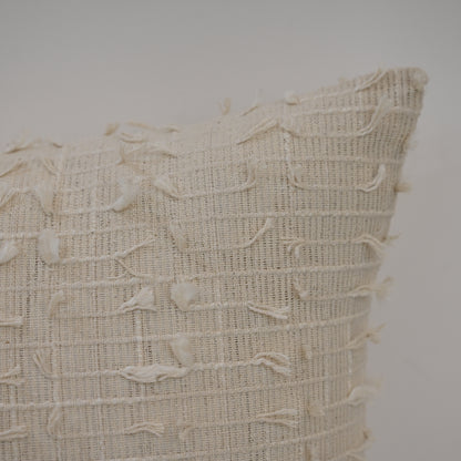 Percy Cream Textured Cushion Cover