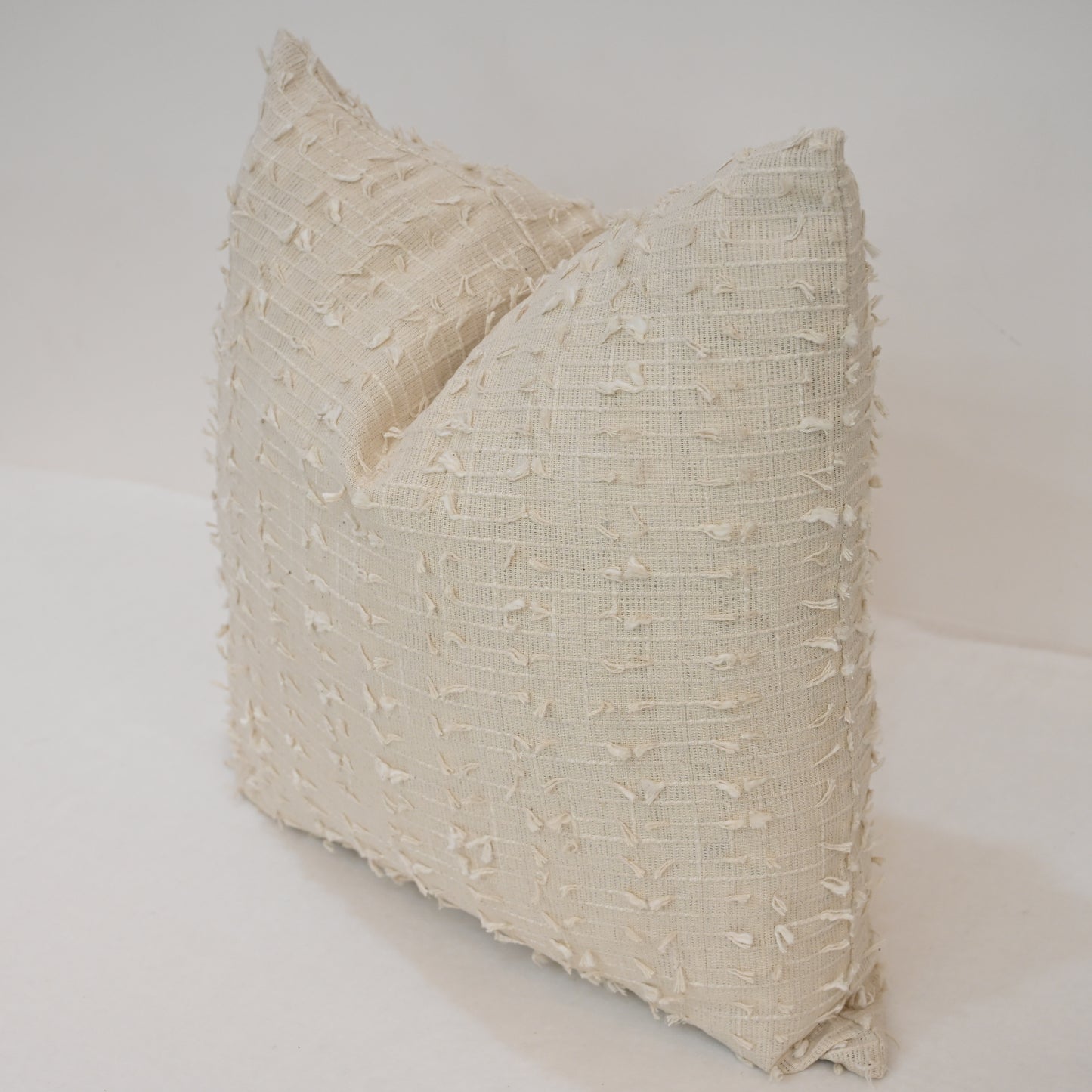 Percy Cream Textured Cushion Cover