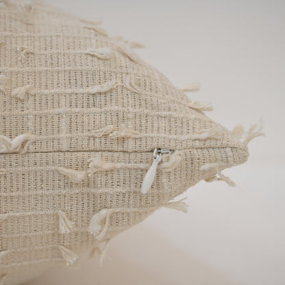 Percy Cream Textured Cushion Cover